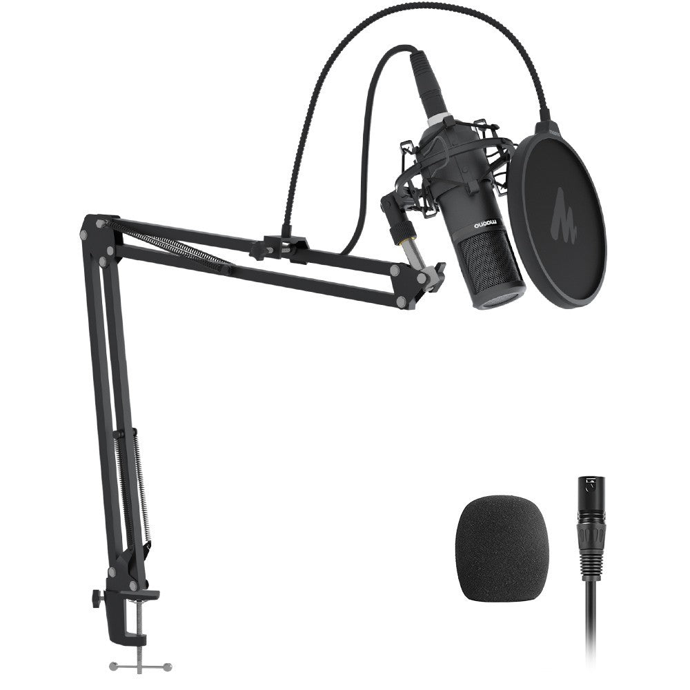 SET MICROFONO DA STUDIO A CONDENSATORE  MAONO AU-PM320S