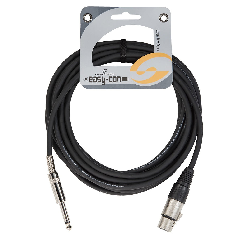 CAVO MICROFONICO SOUNDSATION EASY-CON EMCXJ-5BK