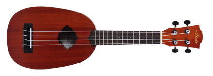 Ukulele Soprano Pineapple - Sapele laminato c/custodia (ALUP-M)