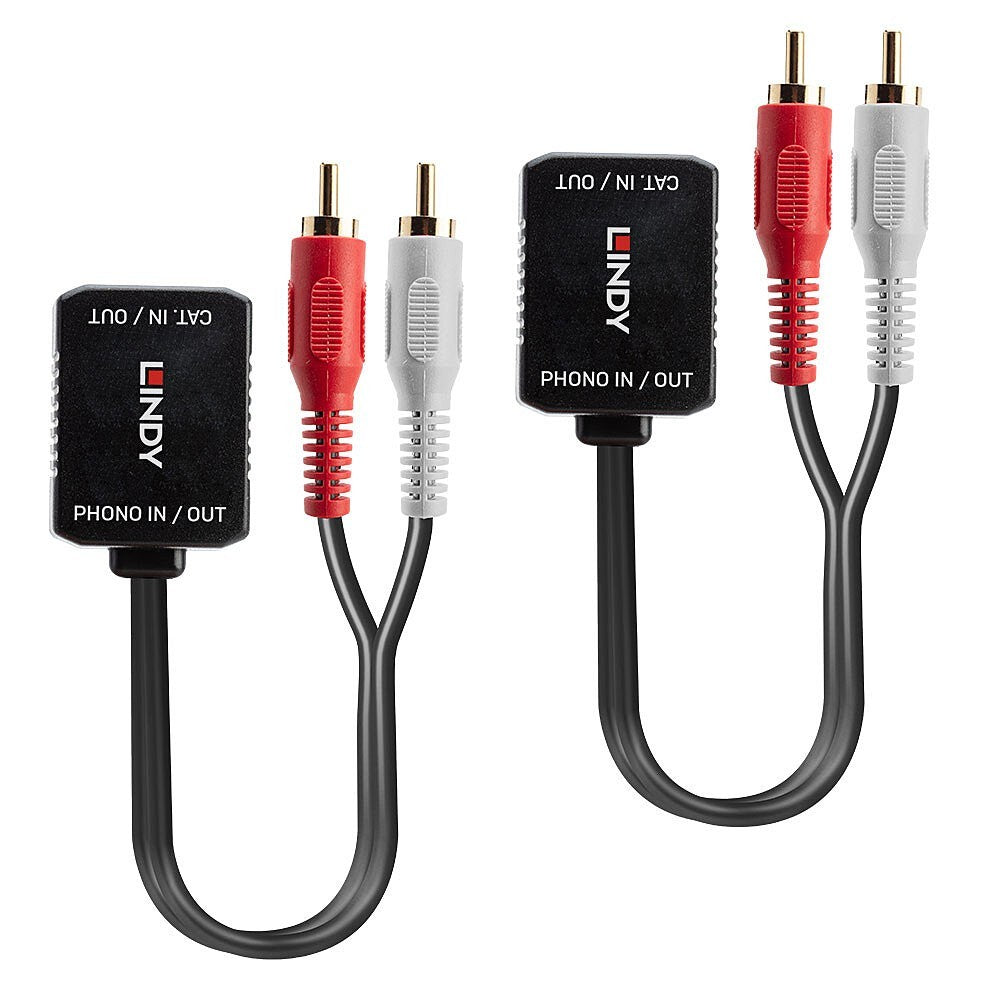 Extender Audio Stereo Cat.5/6 100m Lindy 70460