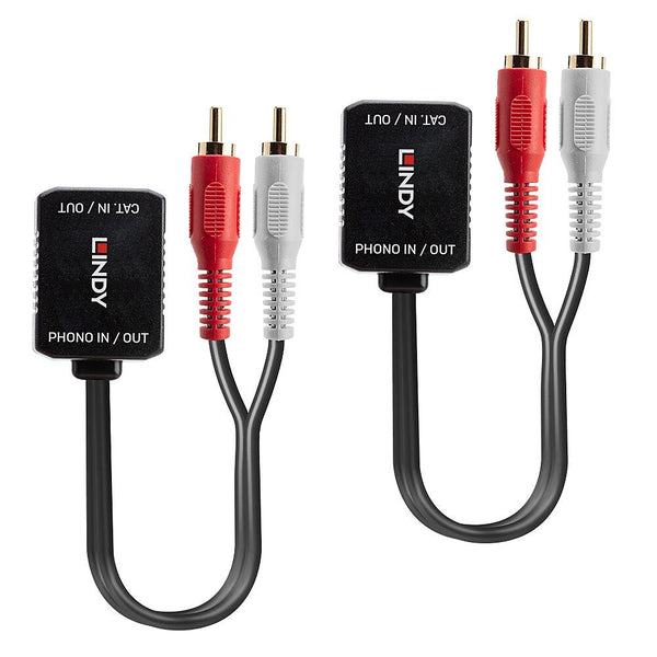 Extender Audio Stereo Cat.5/6 100m Lindy 70460