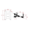 SUPPORTO SOUNDSATION WSS-08 PER CASSA NERO