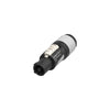 CONNETTORE NEUTRIK PER CAVO NAC3FXXB-W-S powerCON POWER-OUT GRIGIO - FEMMINA - S