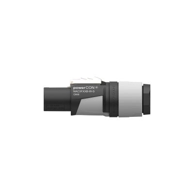 CONNETTORE NEUTRIK PER CAVO NAC3FXXB-W-S powerCON POWER-OUT GRIGIO - FEMMINA - S