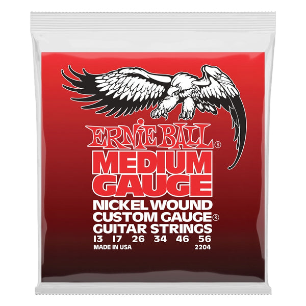 ERNIE BALL 2204 Nickel Wound Custom Medium Slinky 13-56