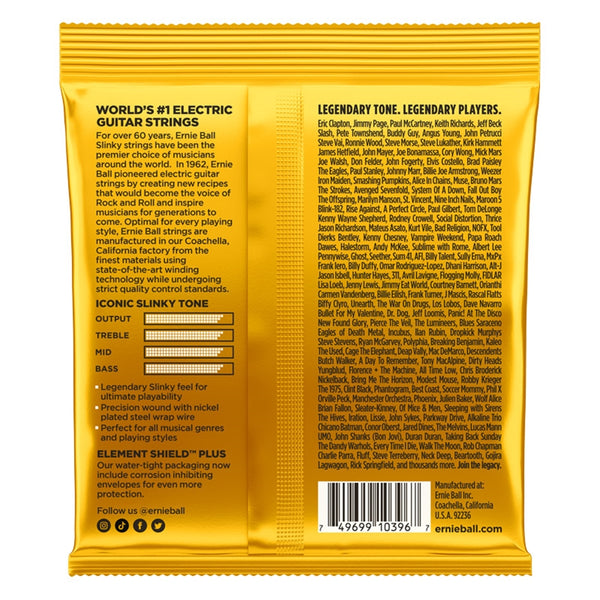 2216 Nickel Wound Skinny Top Beefy Bottom Slinky 10-54