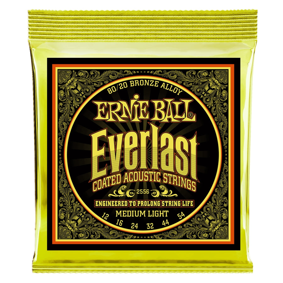 2556 Everlast Coated 80/20 Bronze Medium Light 12-54