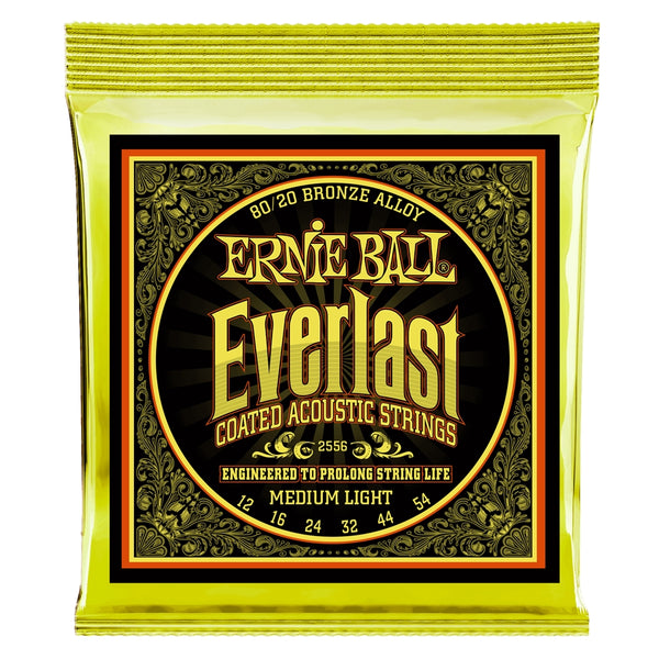 2556 Everlast Coated 80/20 Bronze Medium Light 12-54