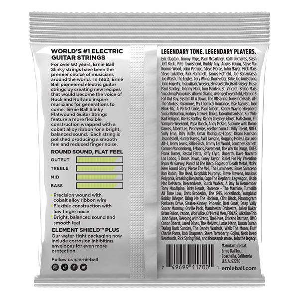 2591 Slinky Flatwound El Guit 10-46