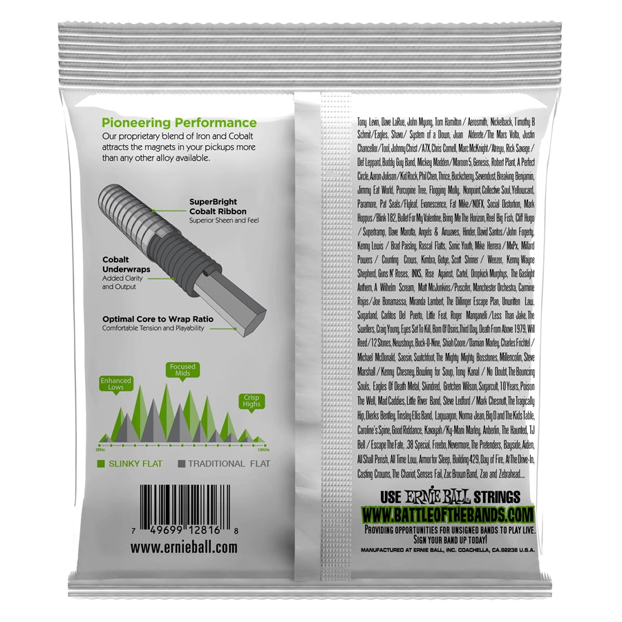 2816 Regular Slinky Flatwound 45-130