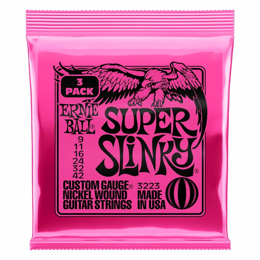 3223 Nickel Wound Super Slinky 9-42 - 3 Set