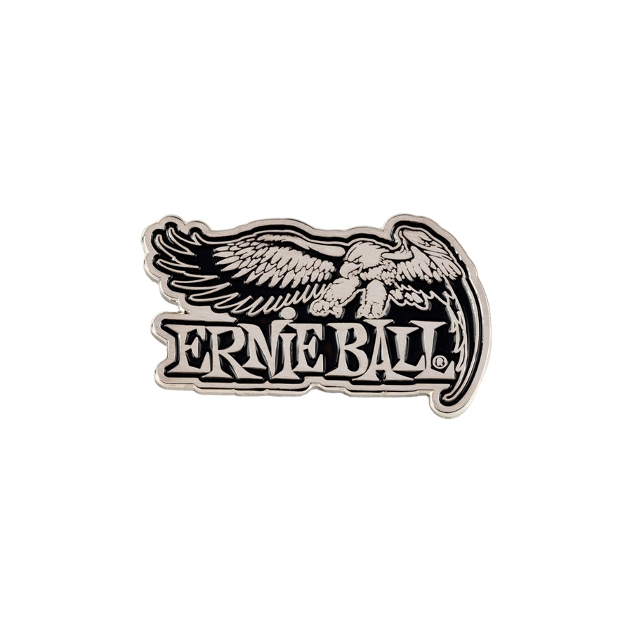4028 Eagle All Silver Enamel Pin