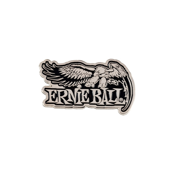 4028 Eagle All Silver Enamel Pin