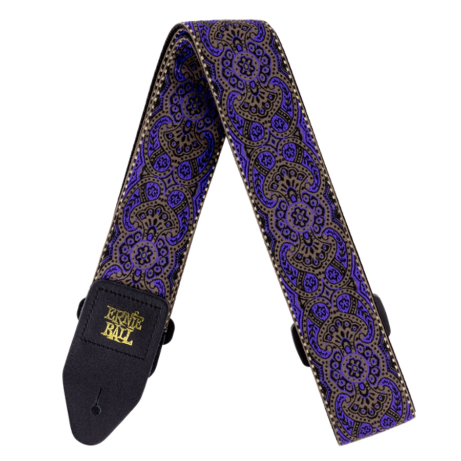 4164 Tracolla Purple Paisley Jacquard