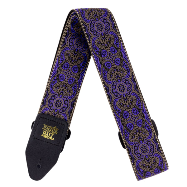 4164 Tracolla Purple Paisley Jacquard