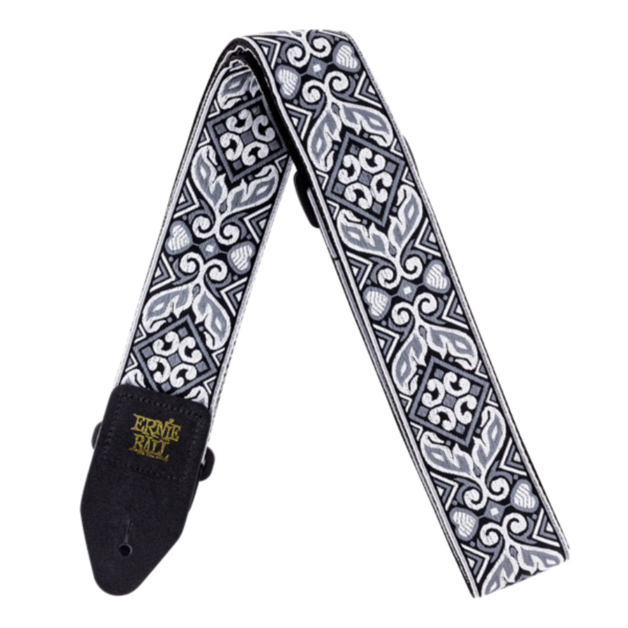 4166 Tracolla Tribal Silver Jacquard