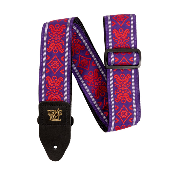 5330 Royal Flush Red Jacquard Strap