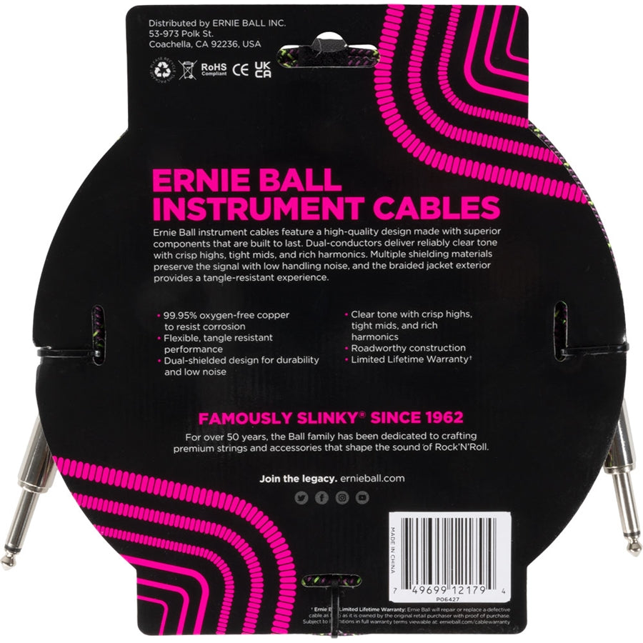 6427 Braided Cables Purple Python 3m