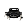 6443 Flex Patch Cable Black 8cm 3pk