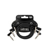 6445 Flex Patch Cable Black 30cm 3pk