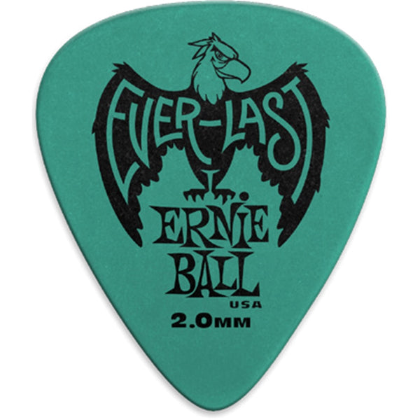 9196 Plettri Everlast Teal 2.0mm Busta da 12