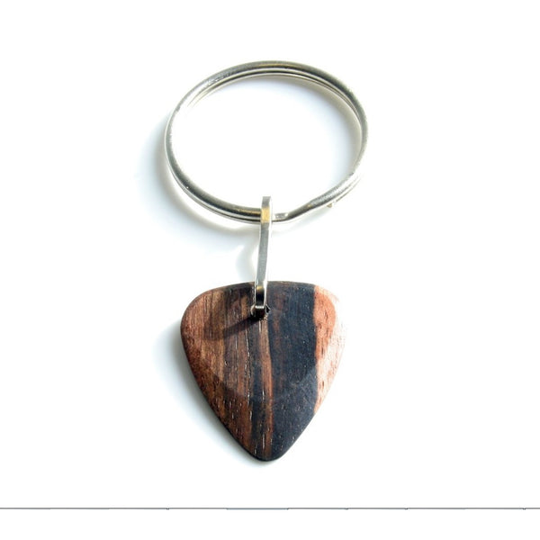 PORTACHIAVI CON PLETTRO TIMBERTONES MACASSAR EBONY