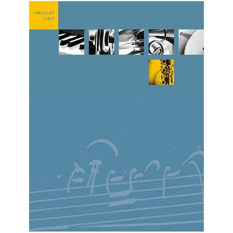QUADERNO DA MUSICA BLU 12 PENTAGRAMMI EC107BL