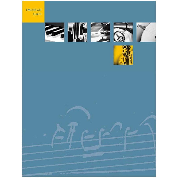 QUADERNO DA MUSICA BLU 12 PENTAGRAMMI EC107BL