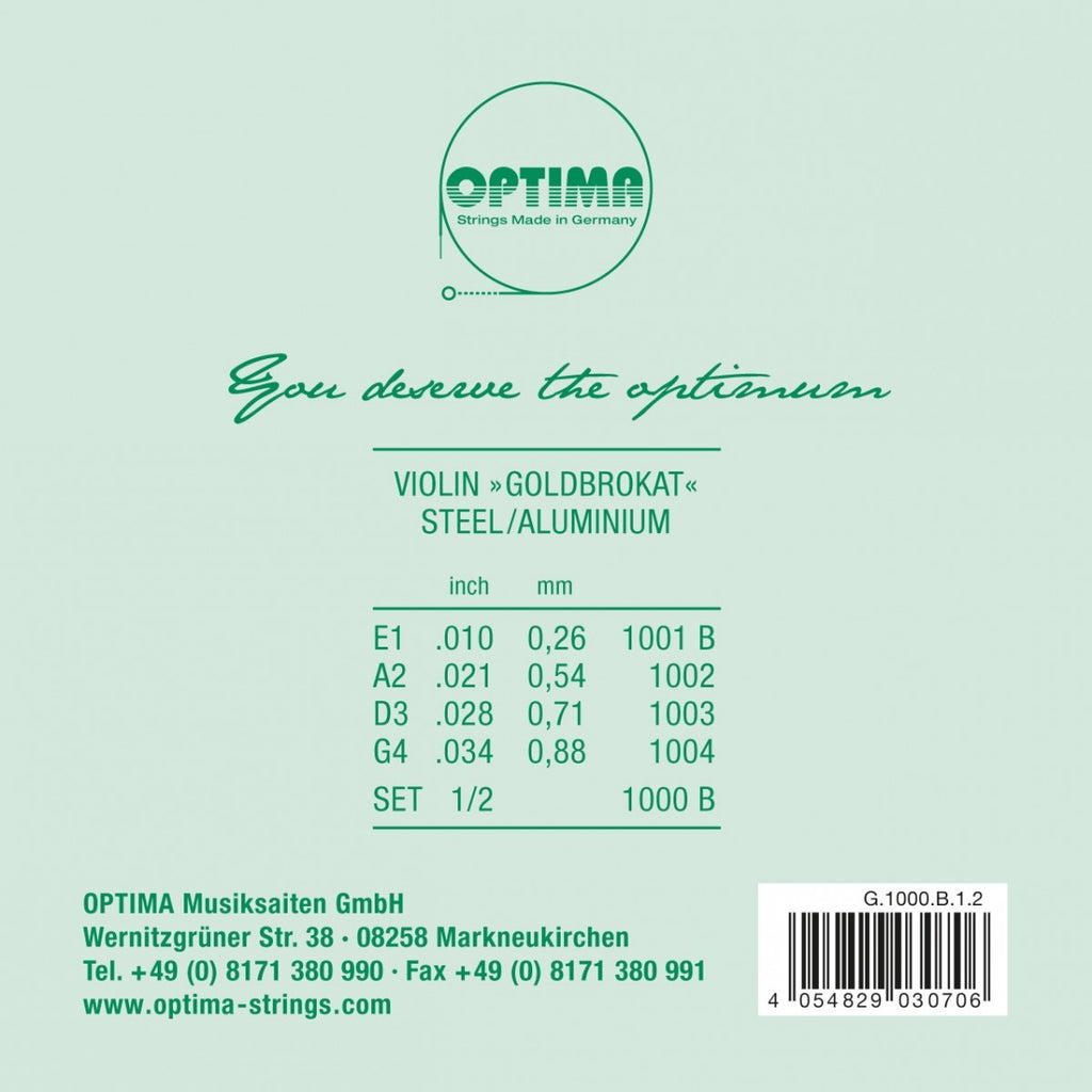 SET OPTIMA GOLDBROKAT G 1000 B VIOLINO 1/2