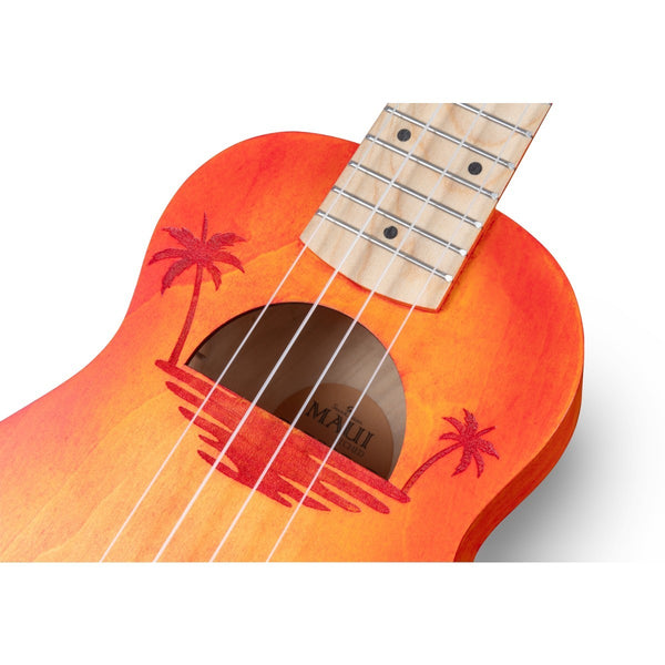 UKULELE SOPRANO SOUNDSATION MAUI ETCHED S-OR