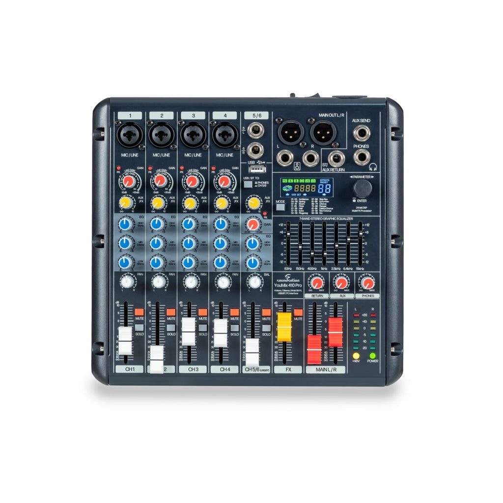 MIXER 6-CH SOUNDSATION YOUMIX 410 PRO CON EFFETTI