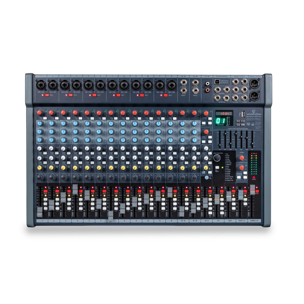 MIXER 18-CH SOUNDSATION ALCHEMIX 1203 PRO CON EFF