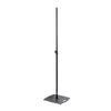 SUPPORTO PER DIFFUSORE CON BASE QUADRATA IN ACCIAIO SOUNDSATION SPST-243-BK