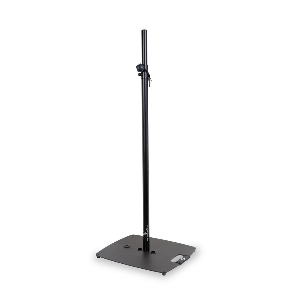SUPPORTO PER DIFFUSORE CON BASE QUADRATA IN ACCIAIO SOUNDSATION SPST-243-BK