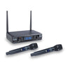RADIOMIC. UHF SOUNDSATION WF-U300HH-A1 2 MIC. PALMARI 521.4-549.6MHz