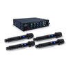 RADIOMIC. 4-CH SOUNDSATION WF-U404HH A1 UHF TRUE DIVERSITY 4 HANDMIC 516-558MHz