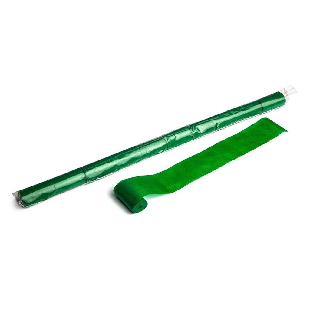 Streamers 10 m x 5 cm - Dark Green