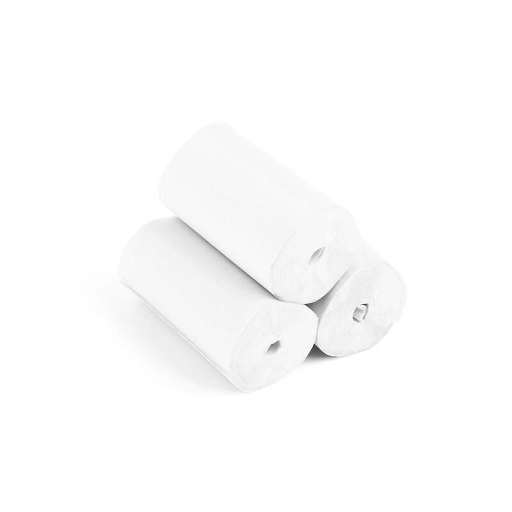Streamers 10 m x 5 cm - White