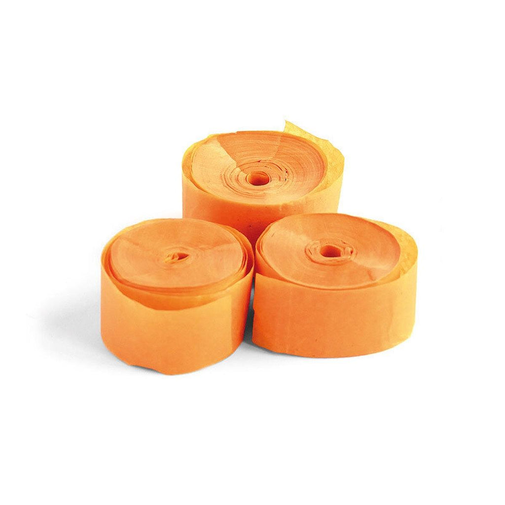 Streamers 10 m x 2,5 cm - Orange