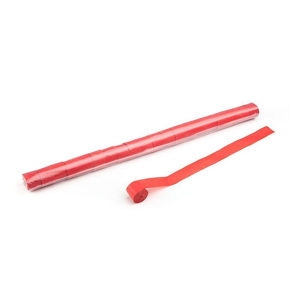 Streamers 10 m x 2,5 cm - Red