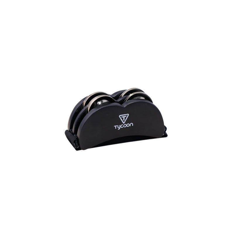 Tycoon - Foot Tambourine - Tamburello con piattini cromati da infilare nel piede mezzo striscia di velcro