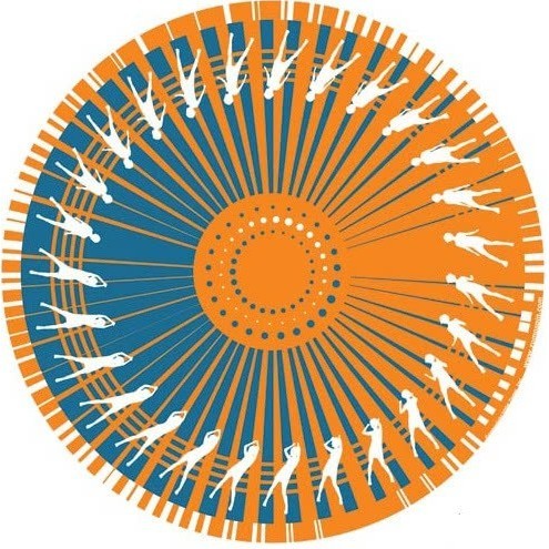 2x Zomo Slipmats Dance - arancione 0020102300