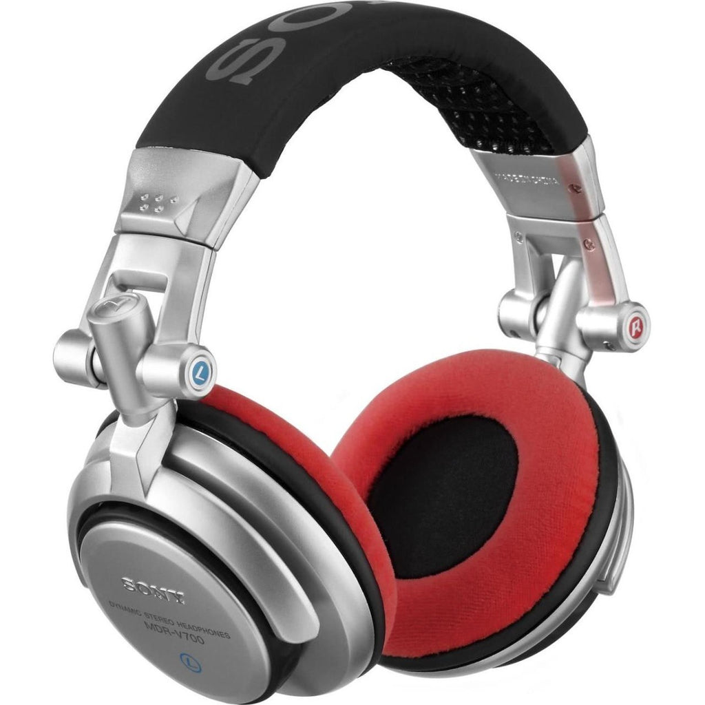 Zomo set di cuscinetti VELOUR per Sony MDR-V700 DJ e Allen & Heath XD53/ XD2-53 - rosso 0030101740