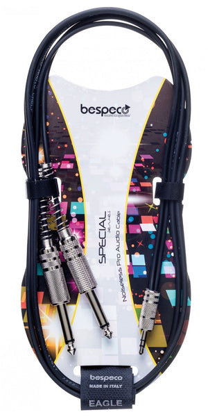 BESECO BT550M CAVO ADATTATORE MT.1,5 CONNETTORI IN METALLO