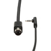 ROCKBOARD Flat Cable mini TRS/MIDI Type A Black 30cm