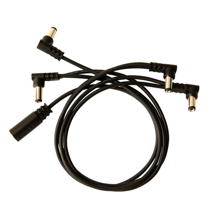 ROCKCABLE DC4A Flat Daisy Chain Cable 4 Outputs Angolo