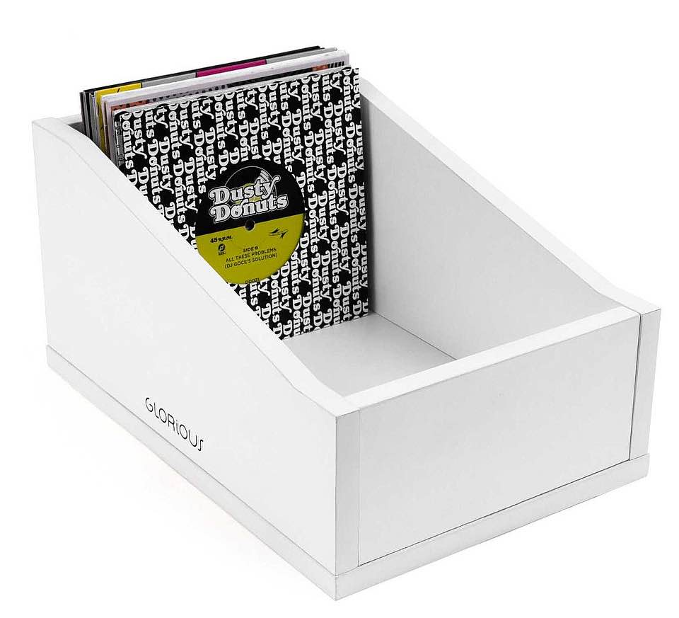 Glorious 7  Record Box 110 Advanced White