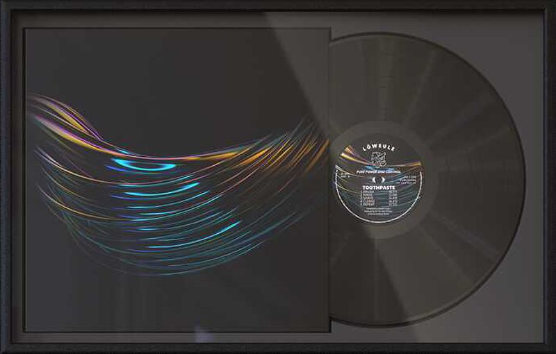 Glorious Record display frame black