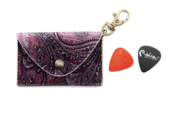 Righton! Straps Pick Pounch Paisley Burgundy