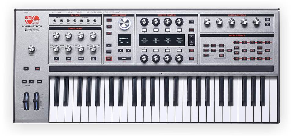 Asm Hydrasynth Keyboard 5Th Ann Silver Ed Promo